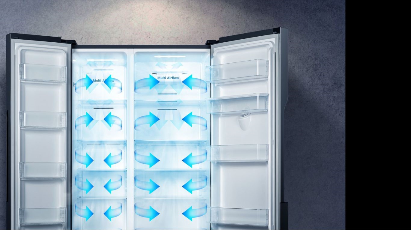 Tủ lạnh Casper Side by side Inverter 551 lít RS-575VBW