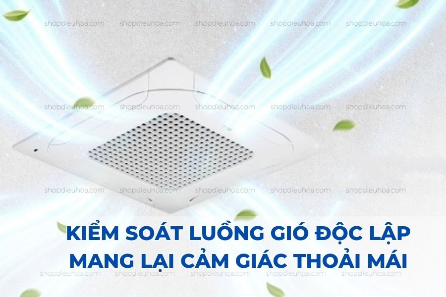 Máy lạnh âm trần 4 hướng thổi LG ZTNQ24GPLA0 Inverter 2.5 HP xuất xứ Thái Lan