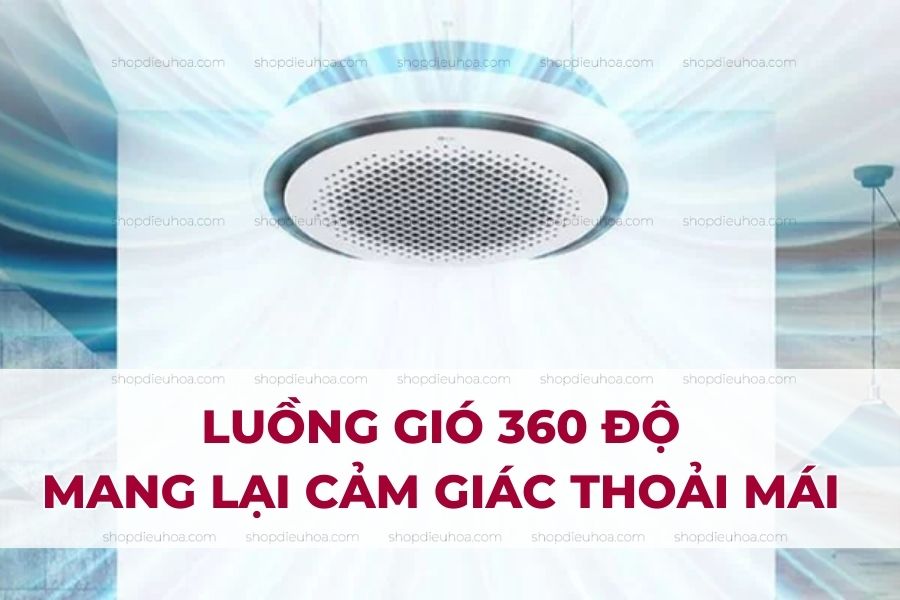 Máy lạnh âm trần tròn LG ZTNQ48GYLA0 Inverter 5.5 HP xuất xứ Thái Lan