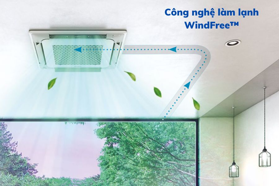 Máy lạnh âm trần 4 hướng thổi Samsung AC120TN4DKC/EA / AC120TXADKC/EA 4.5 HP