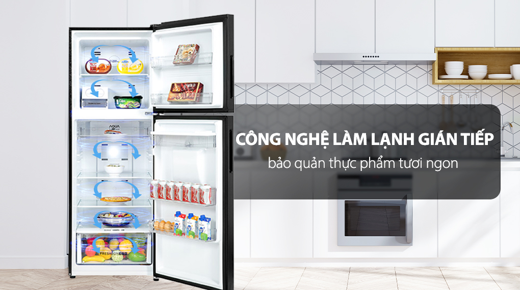 Tủ lạnh Aqua Inverter 318 lít AQR-T369FA