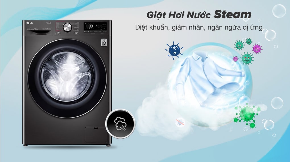 Máy Giặt LG Inverter 10kg FV1410S3B
