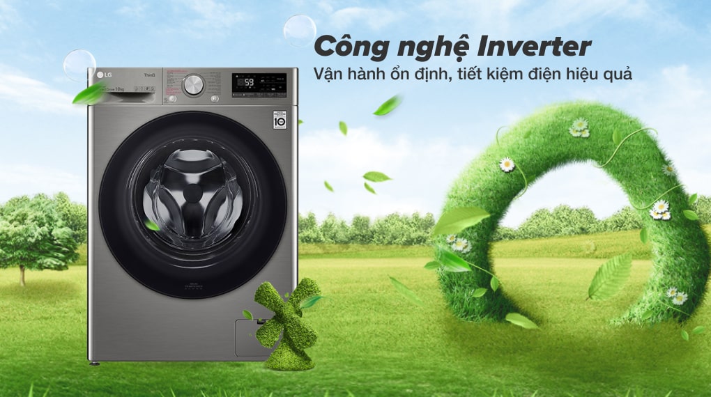 Máy Giặt LG Inverter 10kg FV1410S4P