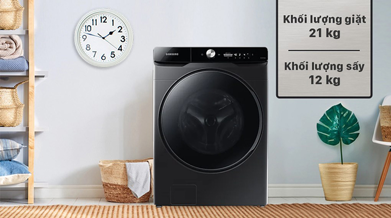 Máy Giặt Sấy Samsung Inverter 21kg WD21T6500GV/SV