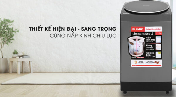 Máy giặt Sharp 9.5 kg ES-W95HV-S