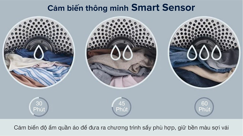 Máy sấy Electrolux 8.5kg EDS854J3WB Lồng Ngang EDS854J3WB