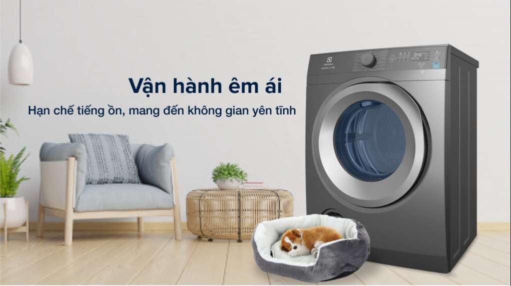 Máy sấy Electrolux 8.5kg EDS854N3SB Lồng Ngang EDS854N3SB