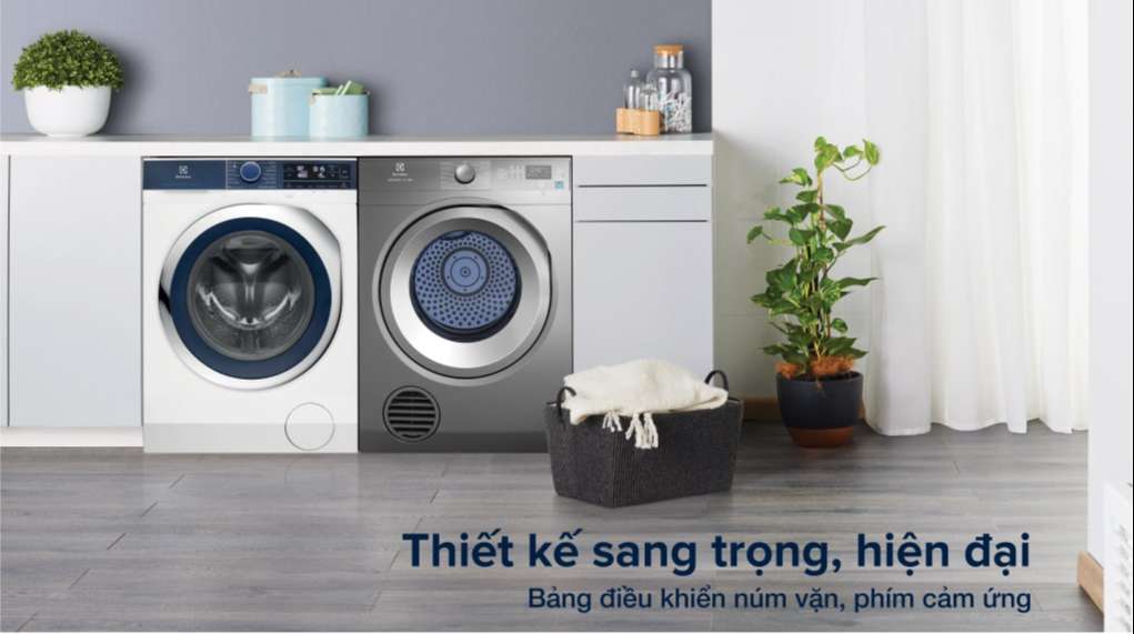 Máy sấy Electrolux 8.5kg EDS854N3SB Lồng Ngang EDS854N3SB