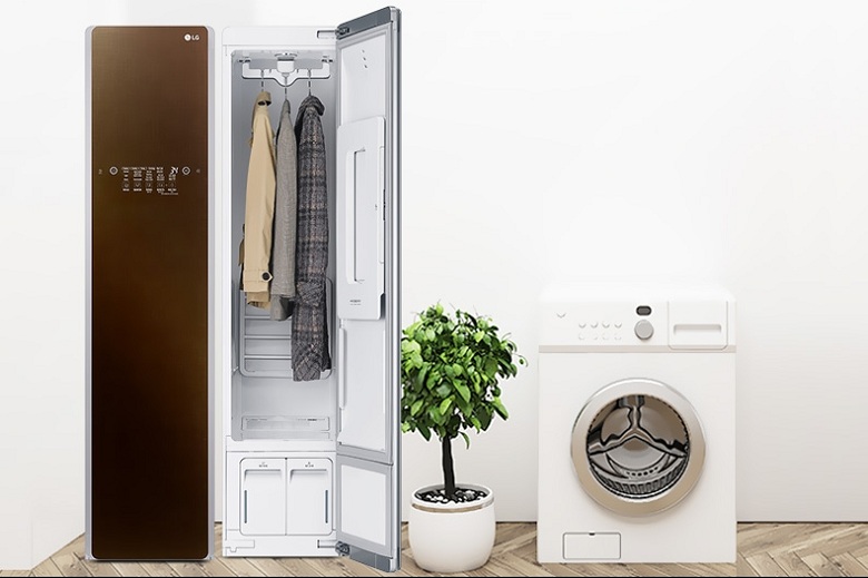 Tủ chăm sóc quần áo thông minh LG 3 móc Styler màu nâu S3RF