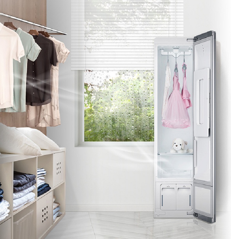 Tủ chăm sóc quần áo thông minh LG 3 móc Styler màu nâu S3RF