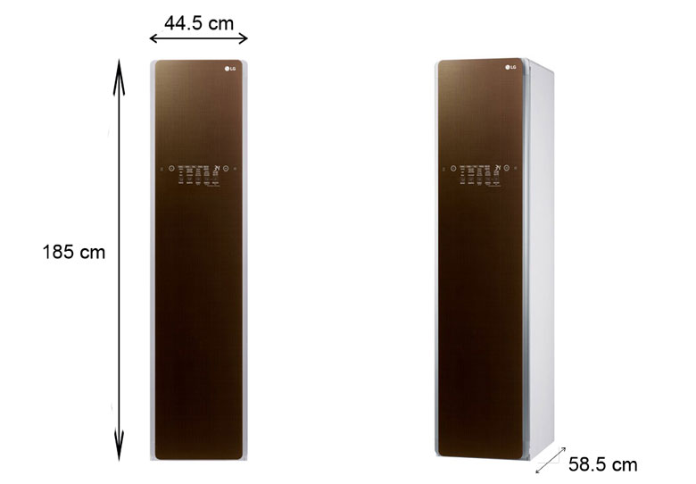 Tủ chăm sóc quần áo thông minh LG 3 móc Styler màu nâu S3RF