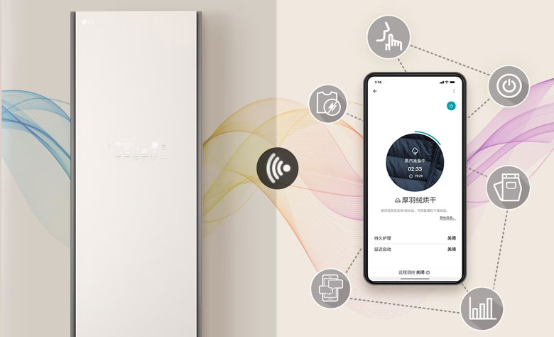 Tủ chăm sóc quần áo thông minh LG Styler Inverter 5 móc S5BOC