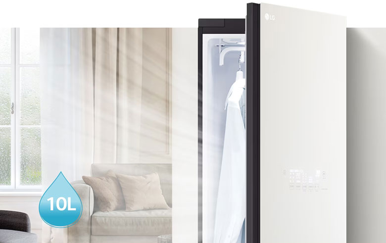 Tủ chăm sóc quần áo thông minh LG Styler Inverter 5 móc S5BOC