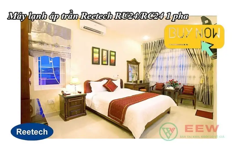 Máy lạnh áp trần Reetech 24000BTU 1 chiều RU24/RC24 1 pha [Điện máy EEW]