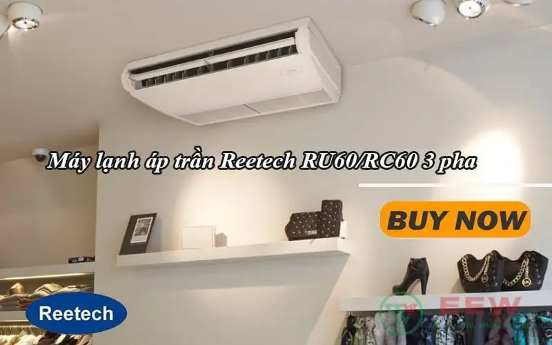 Máy lạnh áp trần Reetech 60000BTU 1 chiều RU60/RC60 3 pha [Điện máy EEW]