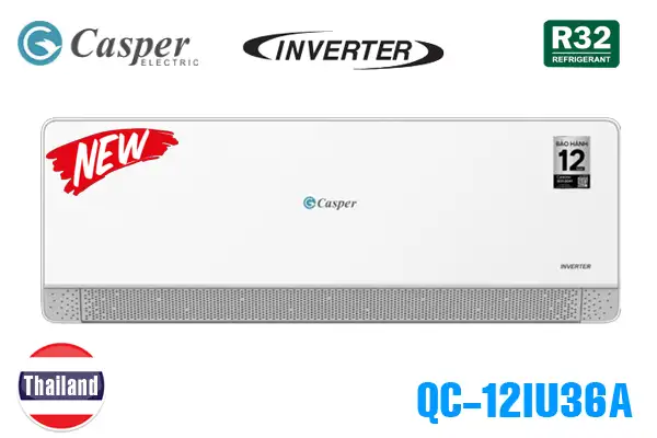 QC-12IU36, Điều hòa Casper 12000 BTU 1 chiều inverter R32