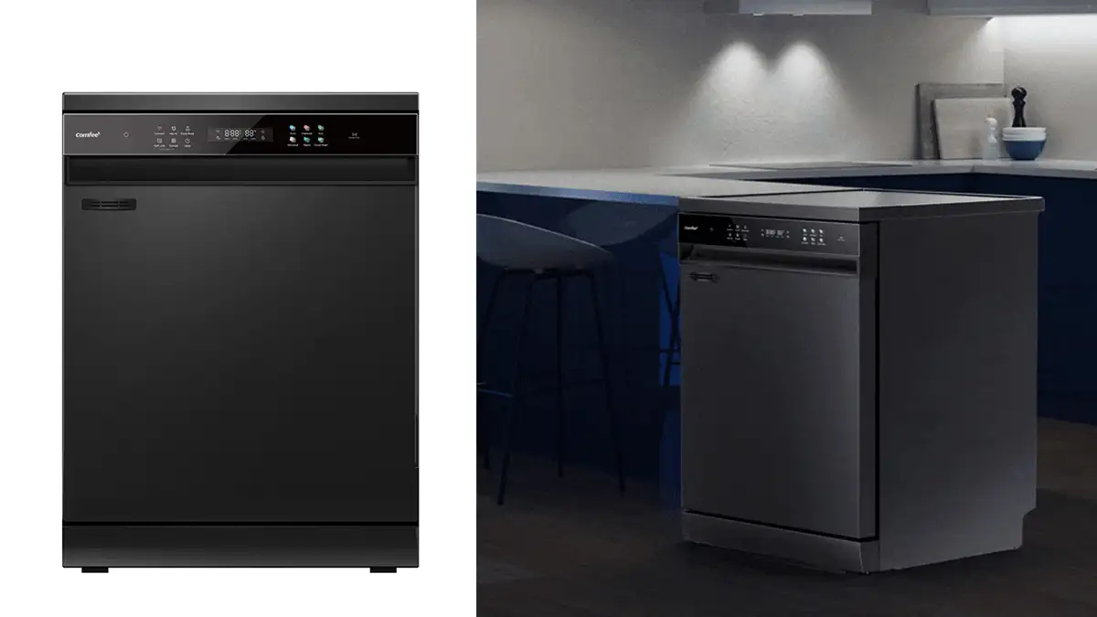 Máy rửa chén Comfee CDWEF1401HB-W-VN có thiết kế đơn giản sang trọng