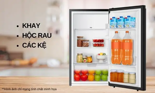 Tủ lạnh mini bar UltimateTaste 300 - Đen, 94L, EUM0930BD-VN 8 Tủ lạnh Mini Electrolux 94 lít EUM0930BD-VN