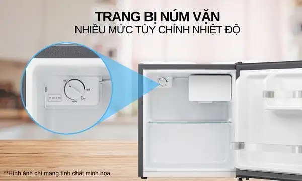 Tủ lạnh mini bar UltimateTaste 300 - Xám Arctic, 45L, EUM0500AD-VN 9 Tủ lạnh Mini Electrolux 45 lít EUM0500AD-VN