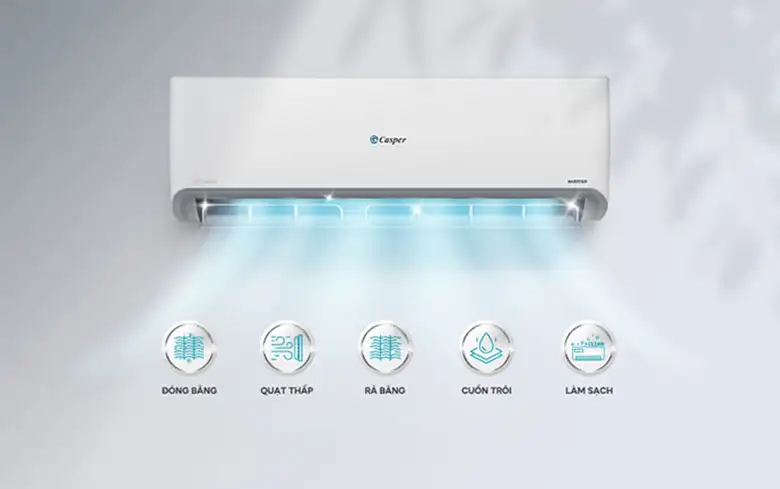 Điều hòa Casper 1 chiều 18000 BTU SC-18FB36A - Chức năng tự làm sạch IClean